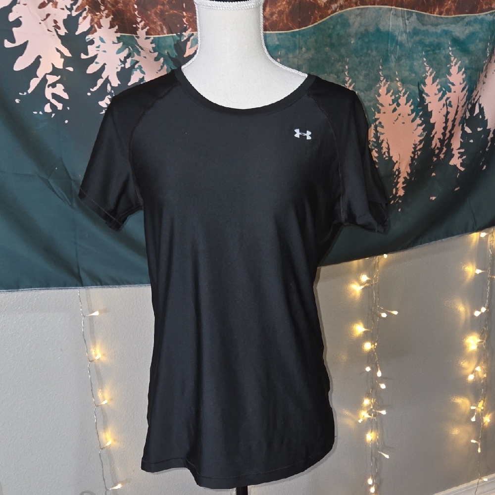 Under Armour Heatgear Black Tee Size M